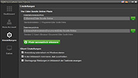 Die Einstellungen des ESO-Database.com Clients Die Einstellungen des ESO-Database.com Clients