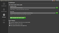 The settings tab of the ESO-Database.com Client The settings tab of the ESO-Database.com Client
